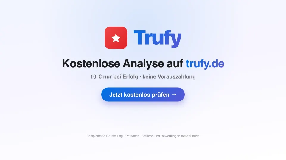 Standbild aus dem Erkl&auml;rvideo: Trufy, kostenlose Analyse auf trufy.de